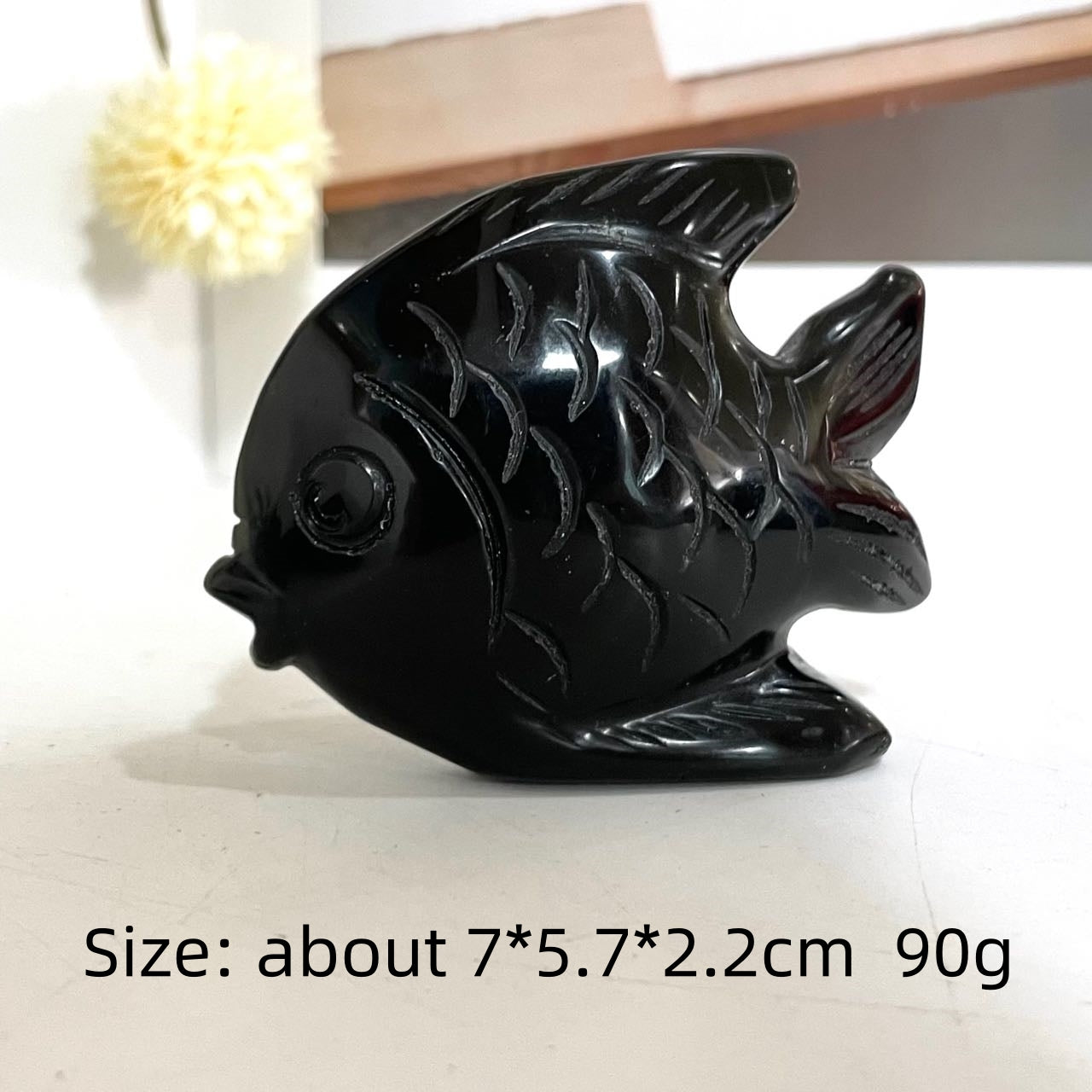 Obsidian Animals Crystal Dolphin Fish Shark Seal Frog Owl Bird Dog Healing Stone Home Decoration From IG Crystal