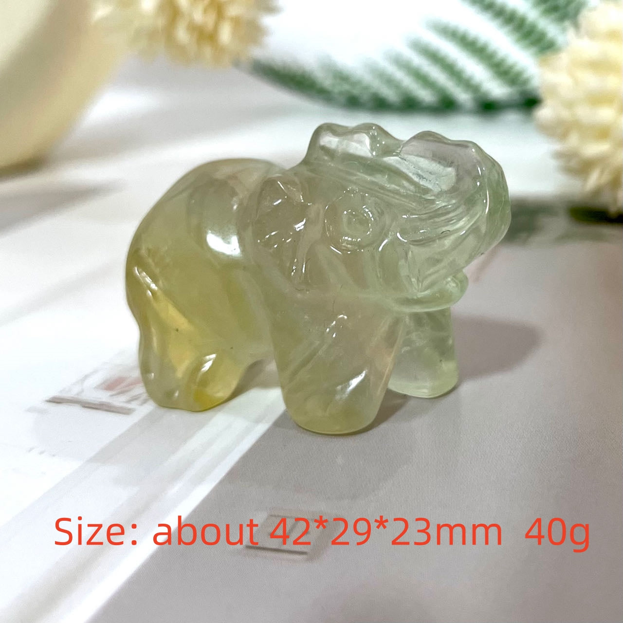 3 Counts Small High Quality Natural Fluorite Carving Crystals Duck Elephant Owl Lion Head Buddha Healing Stone Home decoration From IG Crystal