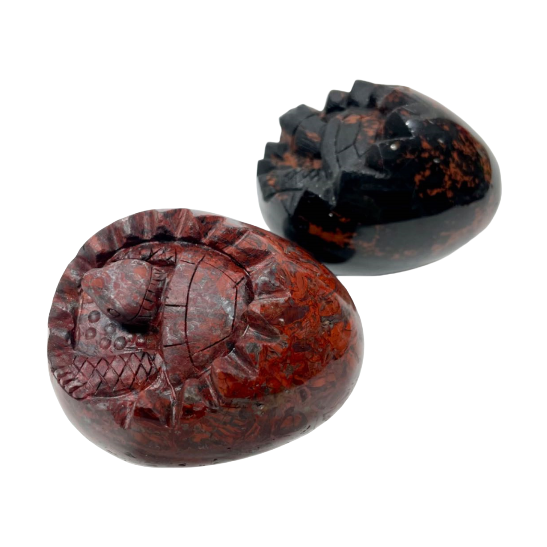 1 Count Turtle Egg Crystal Red Black Crystal Shell Breaking Healing Crystal Gem Reiki Healing Home Decor Crystal Jewelry Shop Pretty Crystals From IG Crystal
