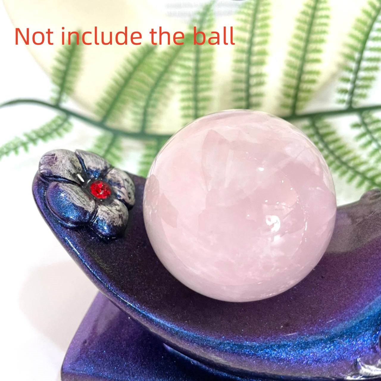 2PCS Deer Head Stand Black Blue Healing Stone Home Decoration For Crystal Ball From IG Crystal