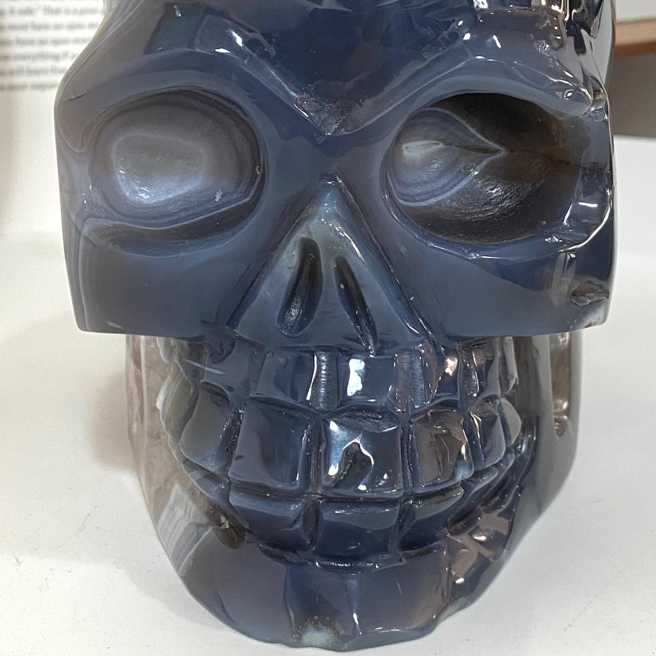High Quality Hand-Carved Natural Crystal Skull Statue Amethyst From IG Crystal