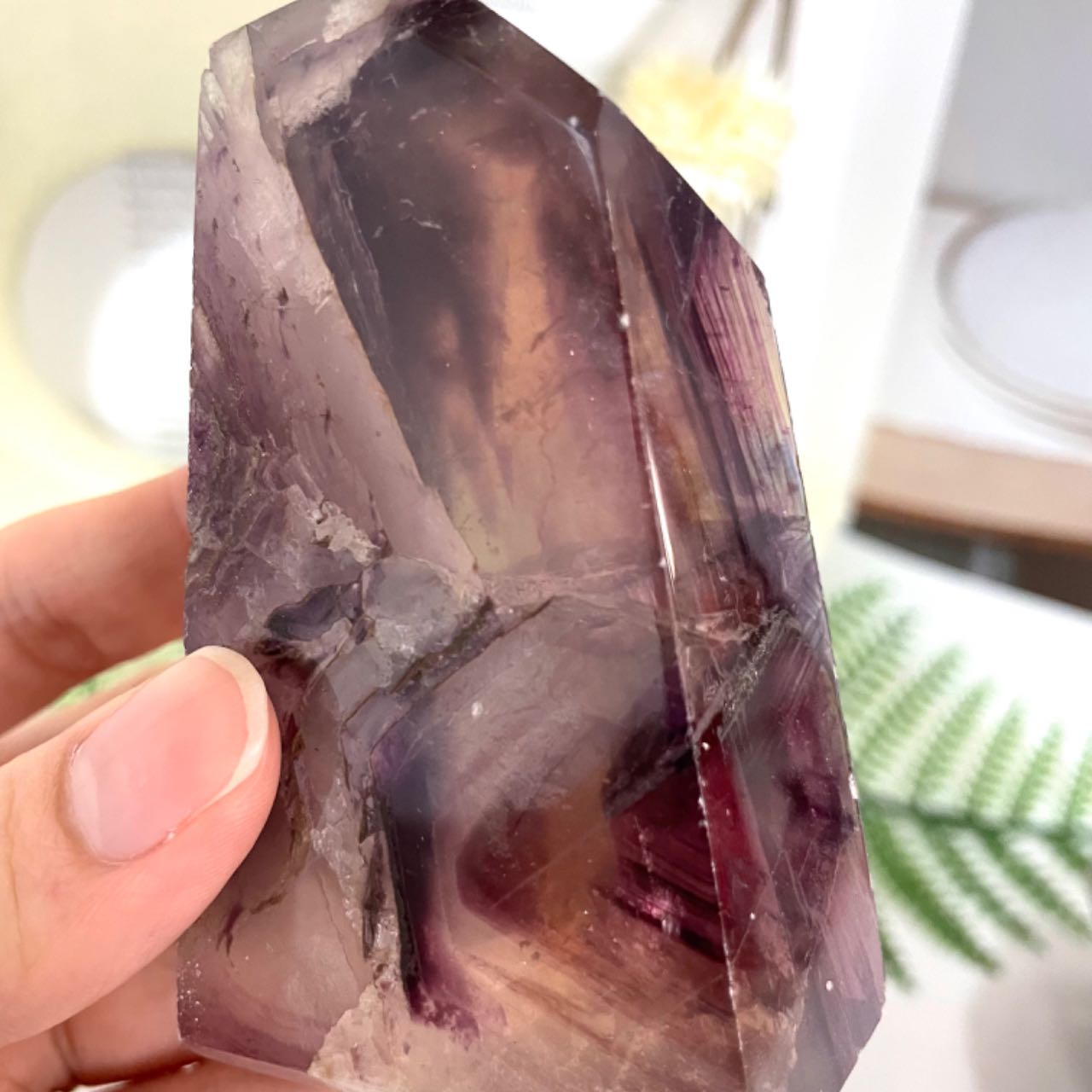 1~2PCS 500~600g Fluorite Raw Gemstone Healing Stone Home Decoration From IG Crystal