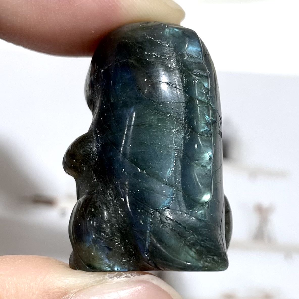 5 Counts Labradorite Small Dinosaur Crystal Healing Crystal Home Decoration From IG Crystal