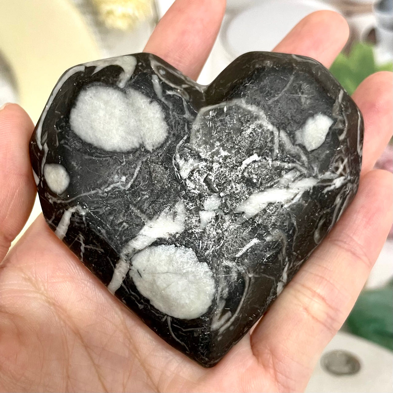 Different Maerail Heart Shape Pipe Stochastic 2PCS Rose Quartz Clear Quartz Black Obsidian Green Aventurine Kiwi Jasper From IG Crystal