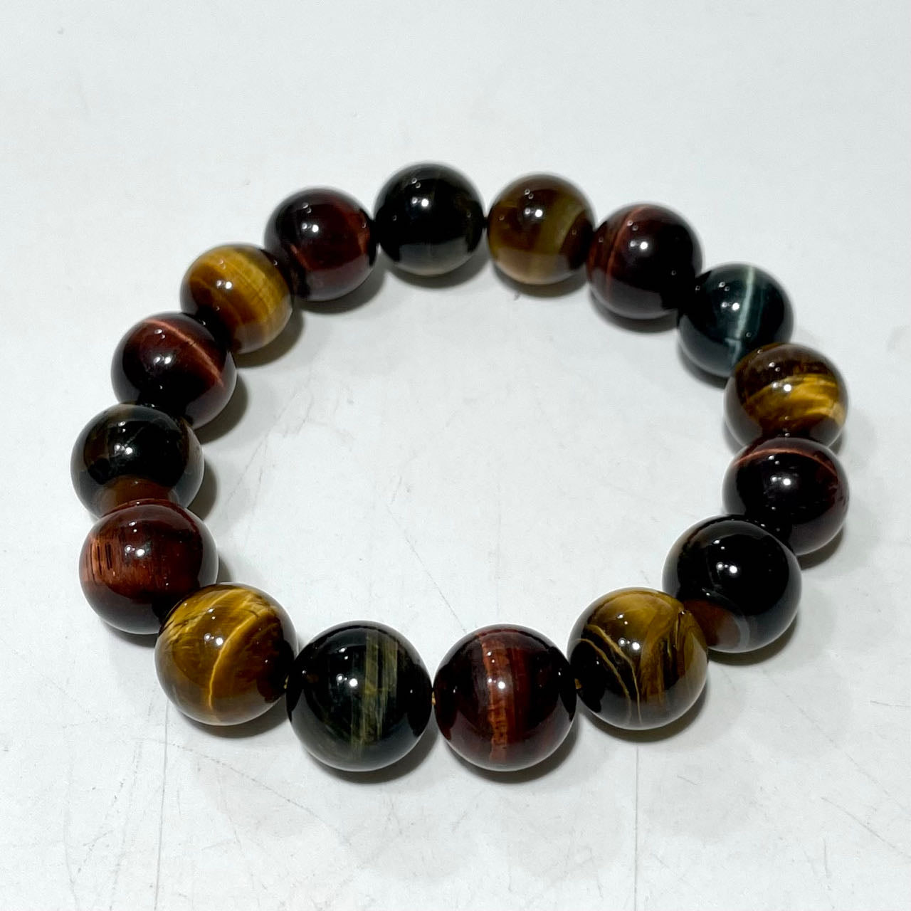 Black Blue Colourful Tiger Eye Bracelet Set 9mm 10mm 12mm Energy Healing Crystals Jewelry for Women DIY Bracelet From IG Crystal