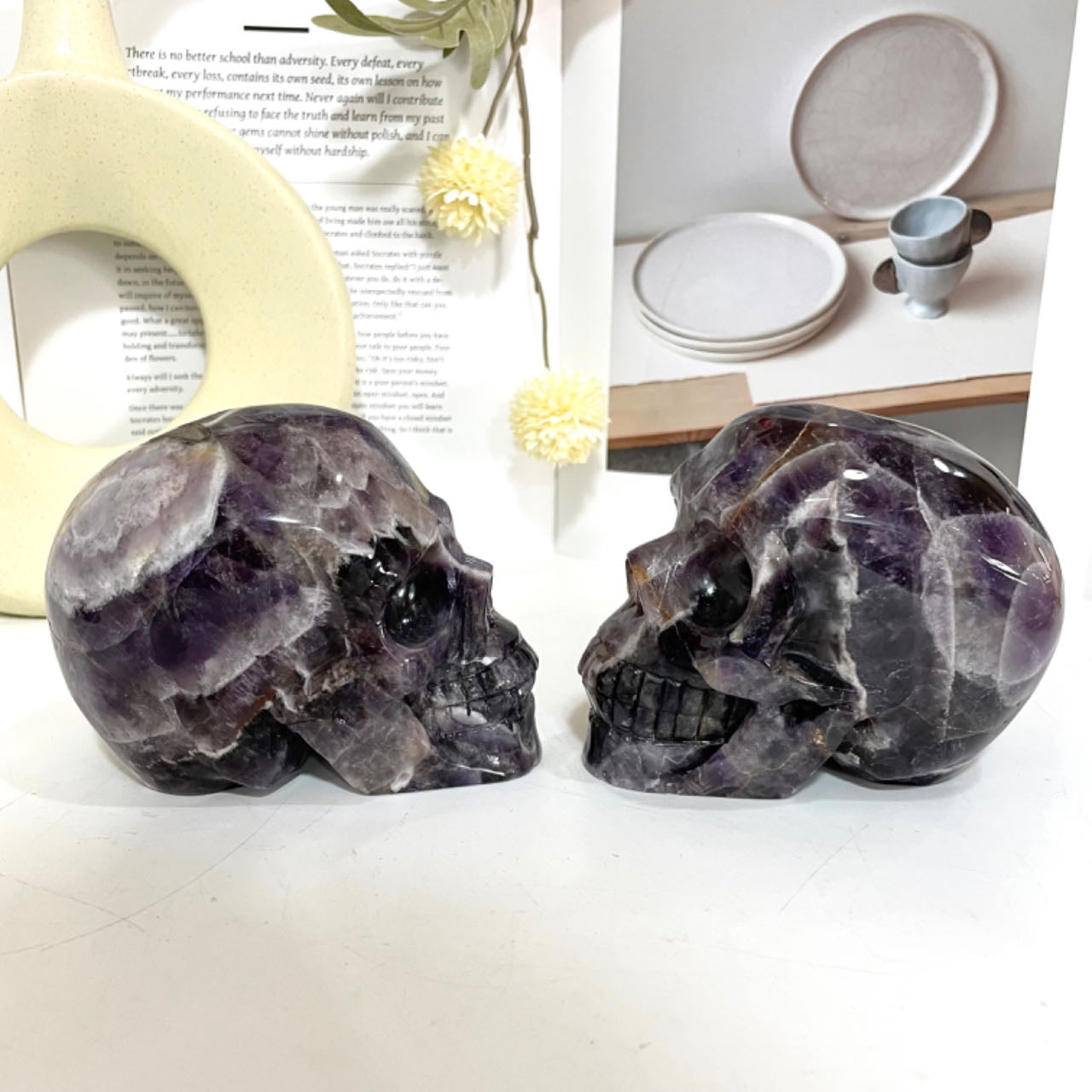 Amethyst Skull Crystal Healing Crystal From IG Crystal