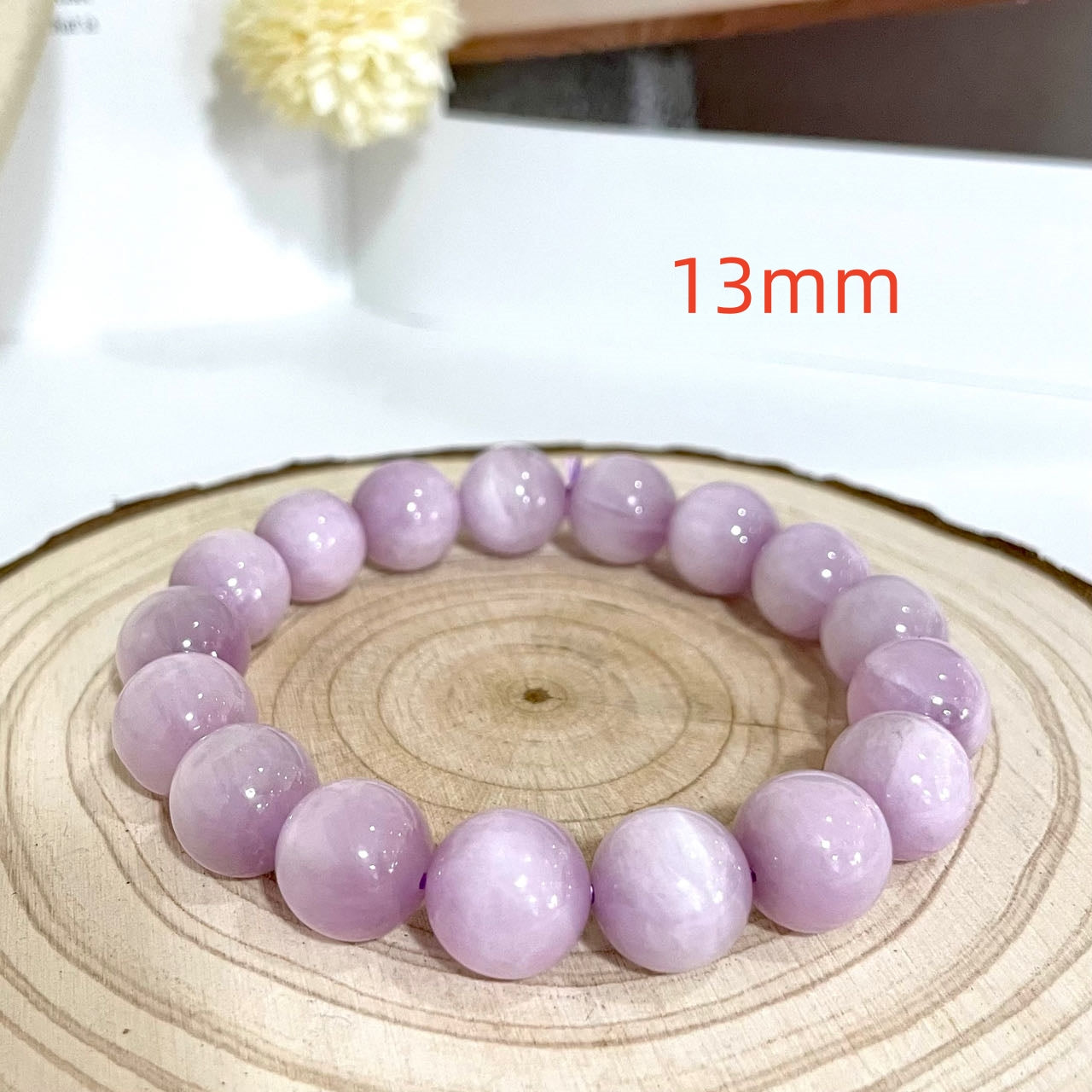 Kunzite Bracelet 9~14mm Energy Healing Crystals Jewelry for Women DIY Bracelet From IG Crystal