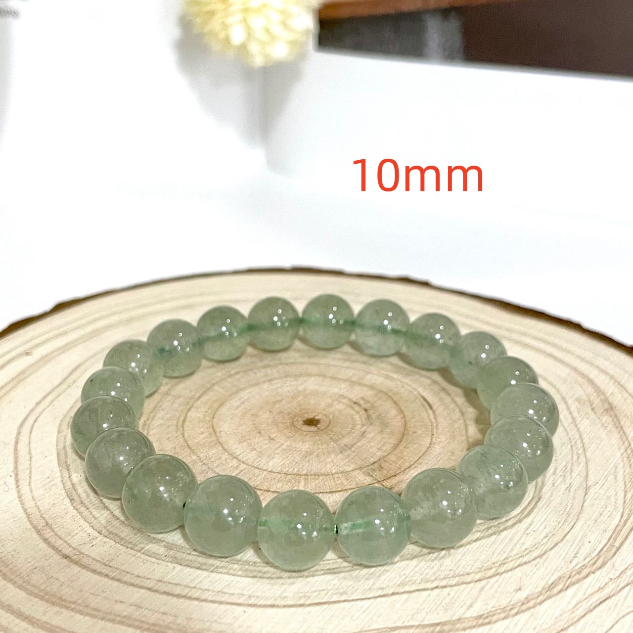 Green Strawberry Quartz 9~11mm Energy Healing Crystals Jewelry for Women DIY Bracelet From IG Crystal