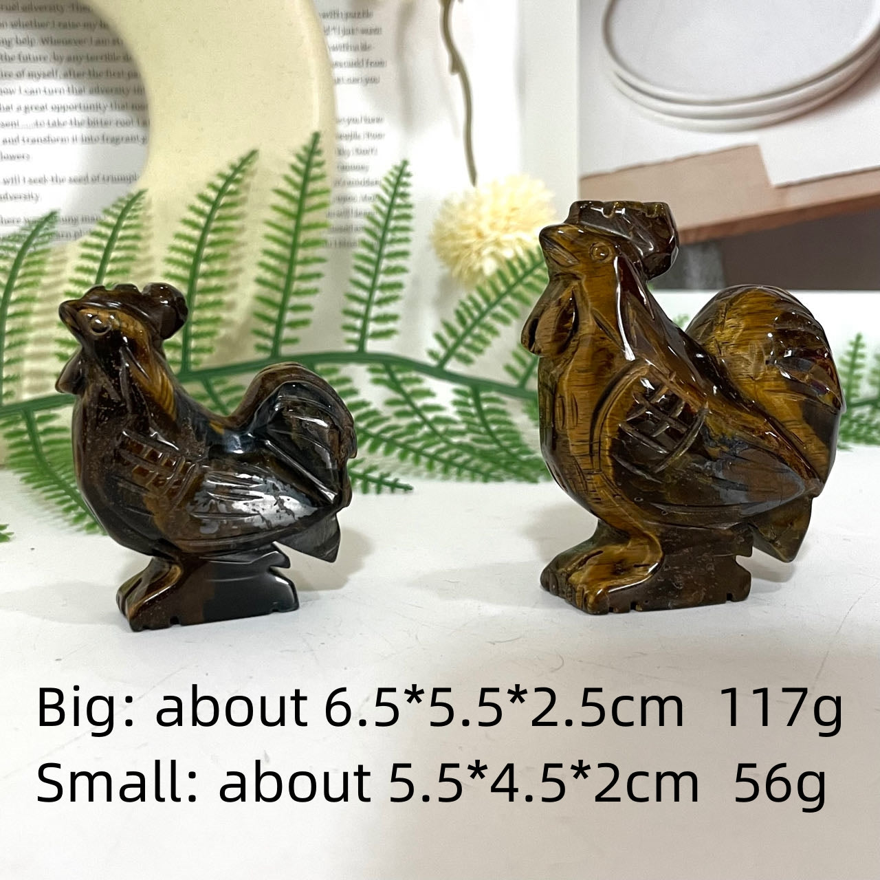 Small Yellow Tiger Eyes Animals Crystal Fish Dolphin Chicken Elephant Dinosaur Wolf Shark Tortoise Healing Stone Home Decoration From IG Crystal