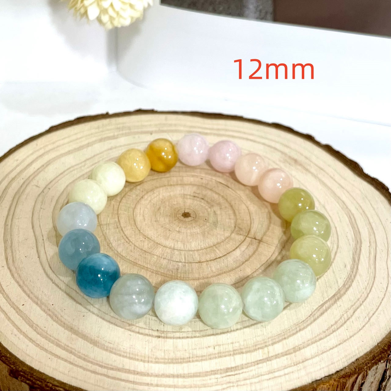Morganite Bracelet 10mm 12mm 14mm Energy Healing Crystals Jewelry for Women DIY Bracelet From IG Crystal