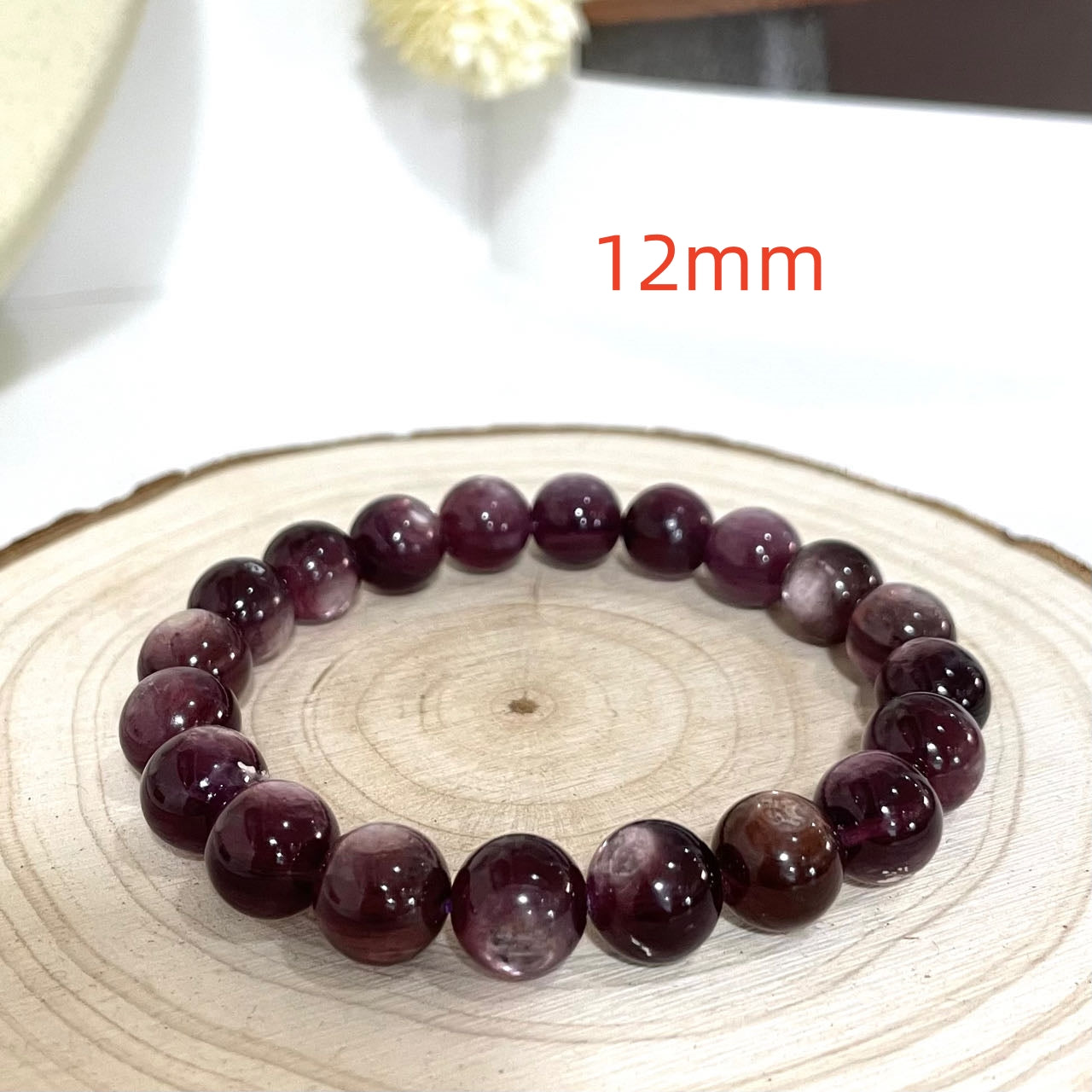 Deep Purple Mica 15mm 13mm 12mm 10mm 9mm Energy Healing Crystals Jewelry for Women DIY Bracelet From IG Crystal