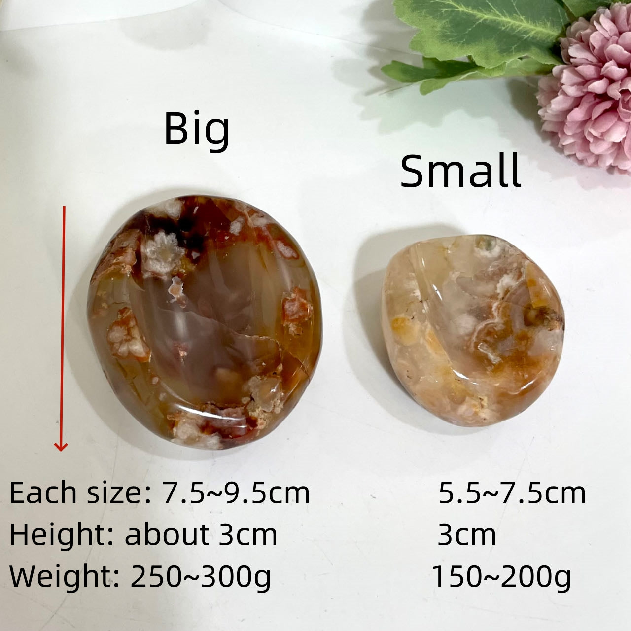Different Maerail Crystal Bowl Stone Bowl for Altar Offering Bowl Red Agate Flower Agate Fluorite Rose Quartz Yellow Crystal From IG Crystal