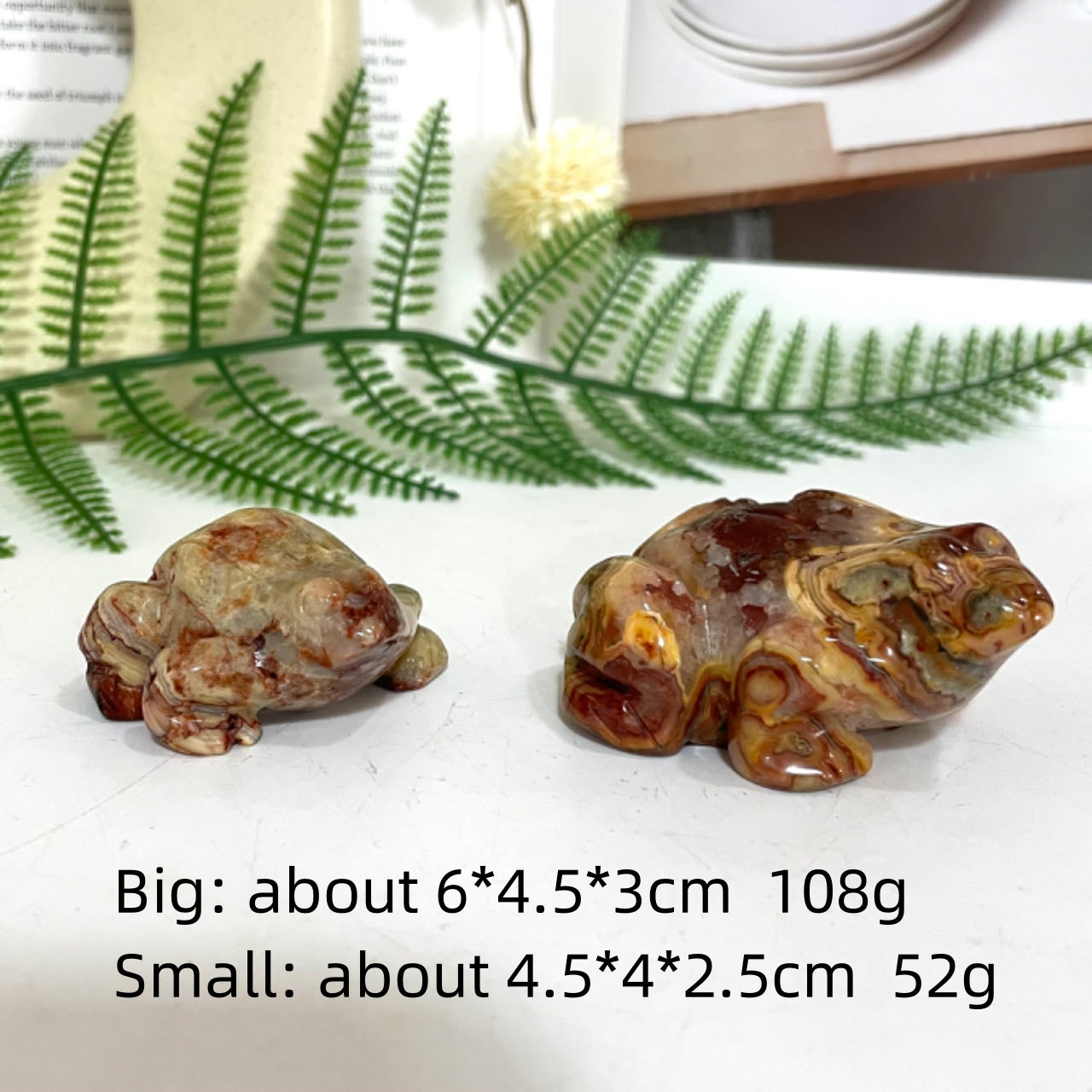 Crazy Lace Agate Animals Crystal Dog Dolphin Frog Cat Fish Shark Bear Rhinoceros Tortoise Healing Stone Home Decoration From IG Crystal