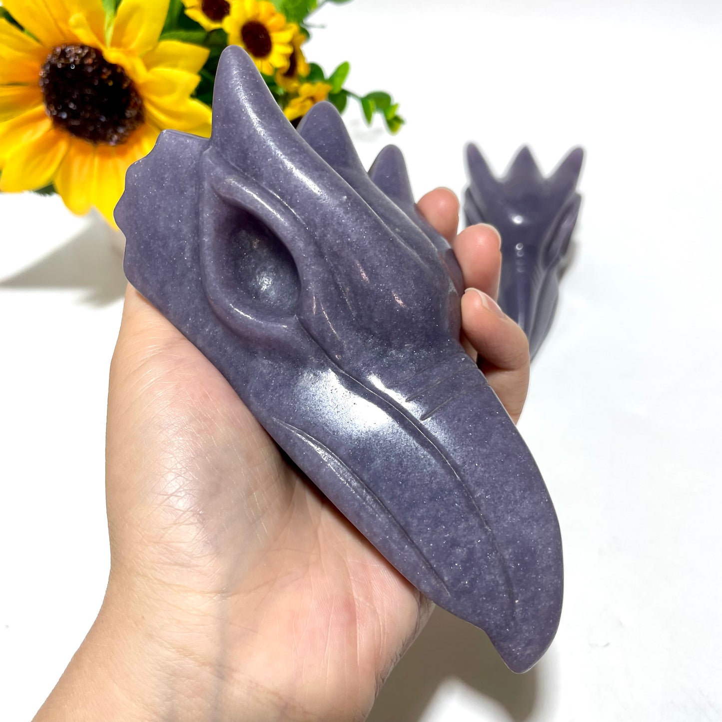 1 Count Phosphosiderite Phoenix Head Crystal Carving Natural Stone Gem Mining Chakra Balancing Reiki Healing Crystal Mystery Crystal Display Crystal Shopping Online Home Office Decor From IG Crystal