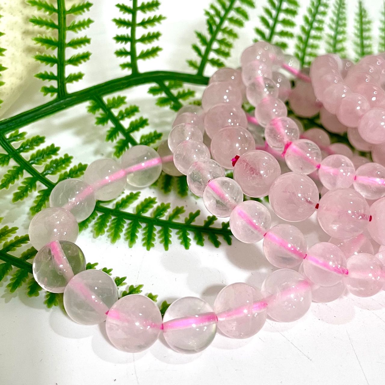 Rose Quartz Bracelet 8mm 10mm Energy Healing Crystals Jewelry for Women DIY Bracelet From IG Crystal