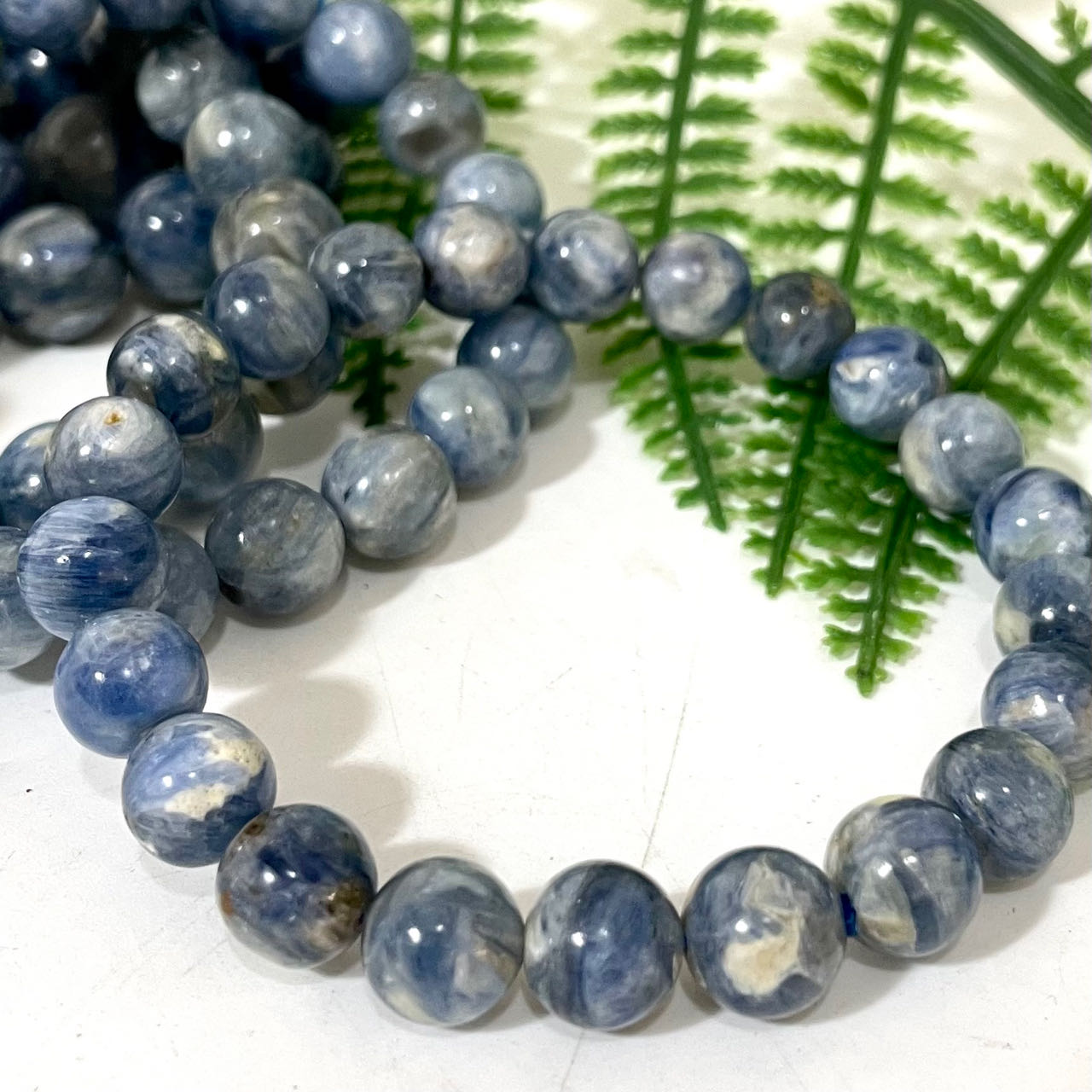 Kyanite Bracelet 8~13mm Energy Healing Crystals Jewelry for Women DIY Bracelet From IG Crystal