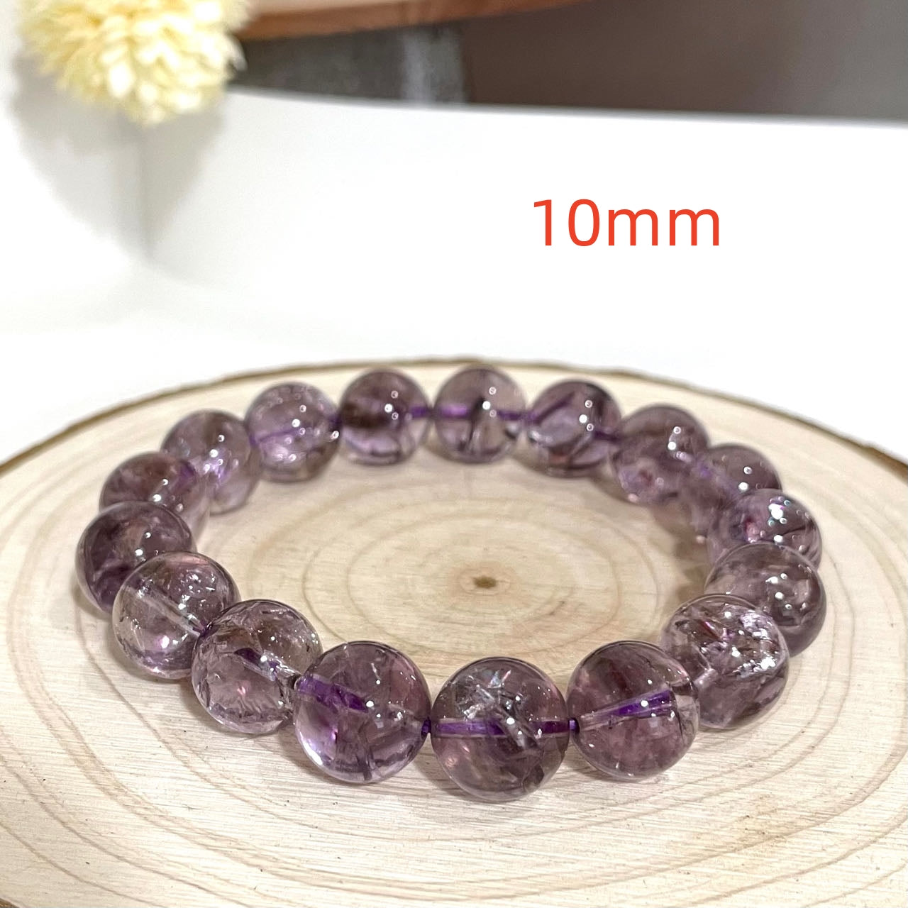 Amethyst Quartz Bracelet 7~12mm Energy Healing Crystals Jewelry for Women DIY Bracelet From IG Crystal