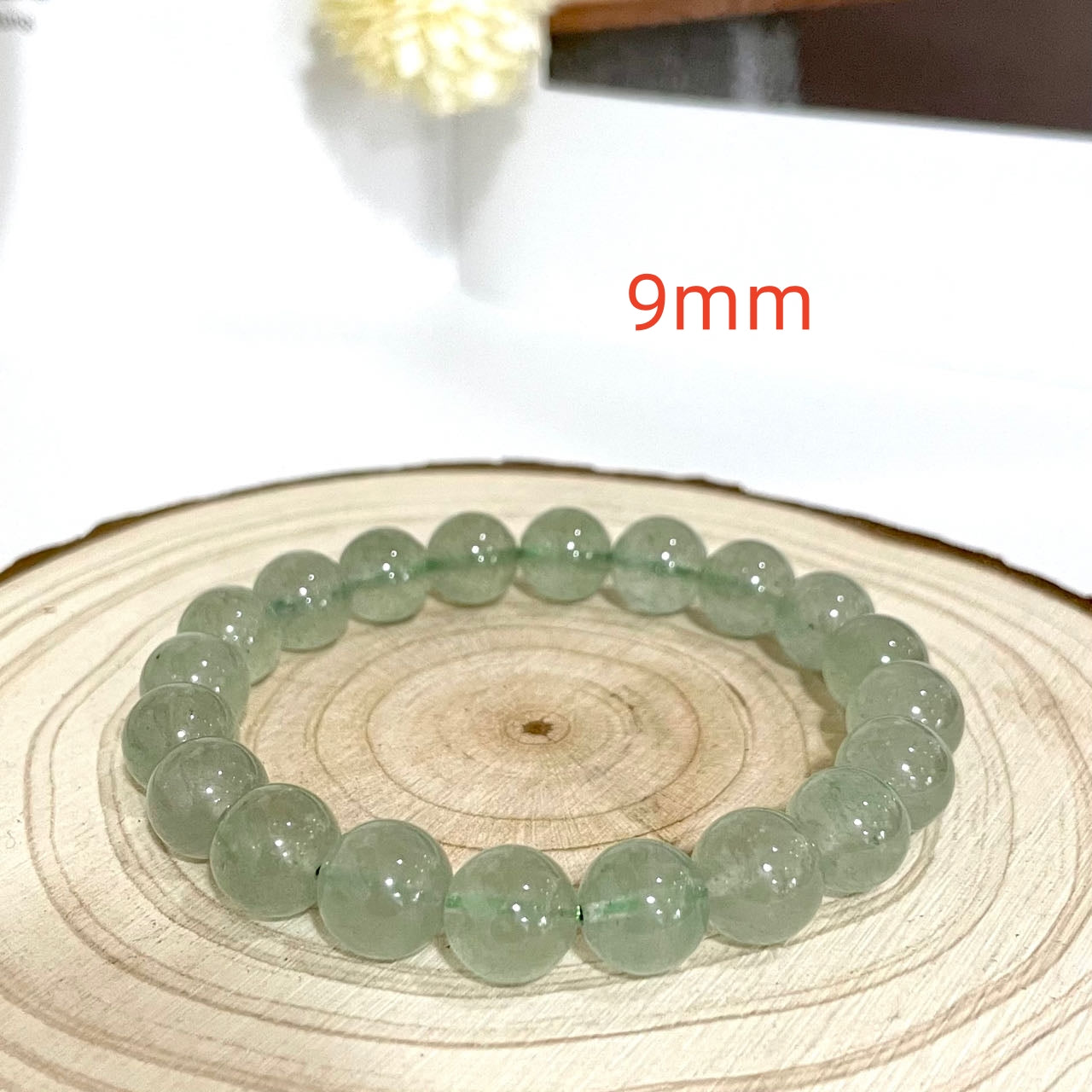 Green Strawberry Quartz 9~11mm Energy Healing Crystals Jewelry for Women DIY Bracelet From IG Crystal