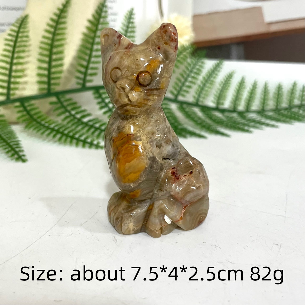 Crazy Lace Agate Animals Crystal Dog Dolphin Frog Cat Fish Shark Bear Rhinoceros Tortoise Healing Stone Home Decoration From IG Crystal