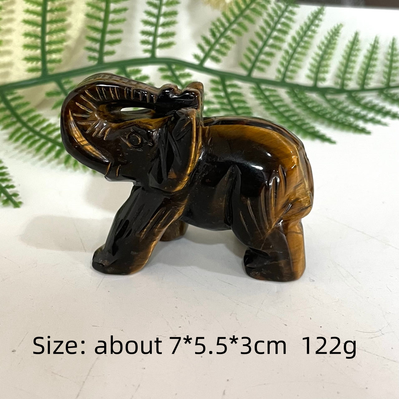 Small Yellow Tiger Eyes Animals Crystal Fish Dolphin Chicken Elephant Dinosaur Wolf Shark Tortoise Healing Stone Home Decoration From IG Crystal