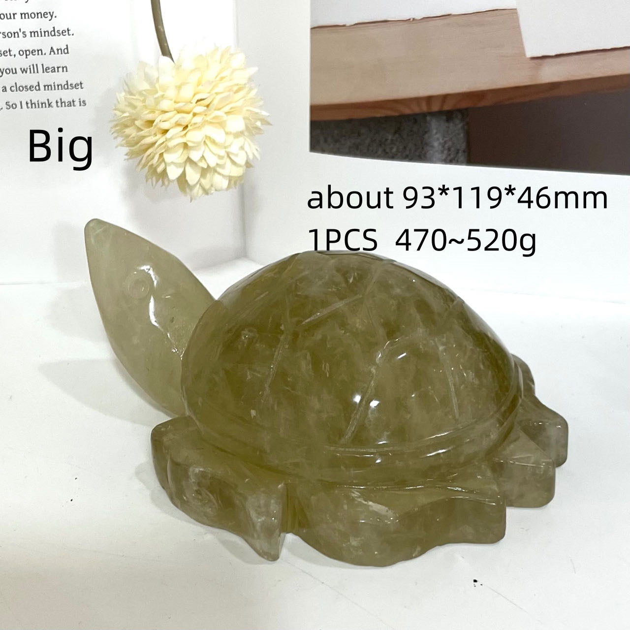 Yellow Crystal Turtle High Quality Natural Crystals From IG Crystal