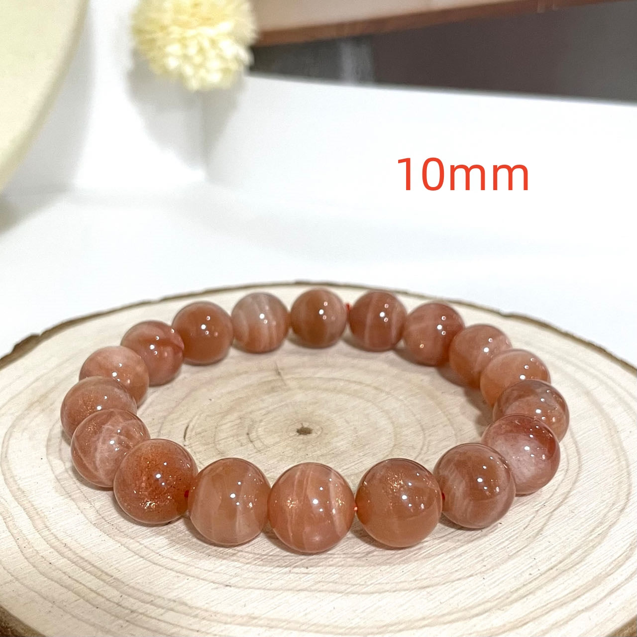 Sunstone Bracelet 7~12mm Energy Healing Crystals Jewelry for Women DIY Bracelet From IG Crystal