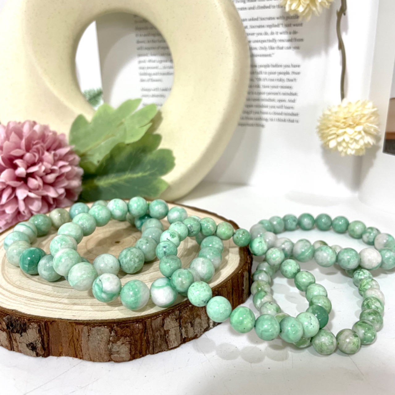 Lasionite Bracelet 11mm 10mm 8mm Energy Healing Crystals Jewelry for Women DIY Bracelet From IG Crystal