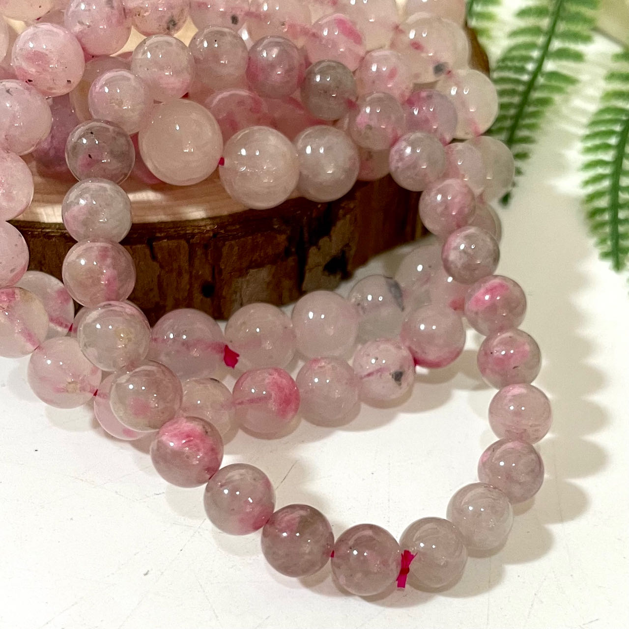 High Quality Rhodonite Bracelet 7~12mm Energy Healing Crystals Jewelry for Women DIY Bracelet From IG Crystal