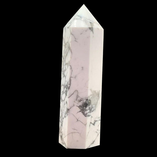 Natural White Turquoise Crystal Wand Obelisk Energy Stone Home Decor Crystal Mineral Crystal Point Collection From IG Crystal