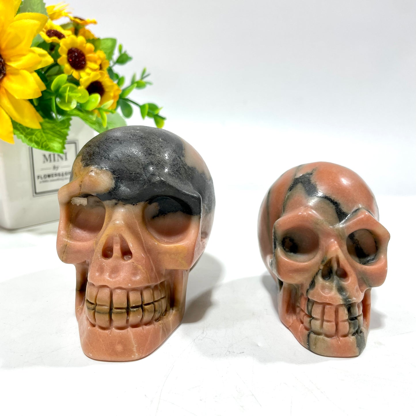 1 Count pin opal skull Crystal Carving Natural Stone Gem Mining Chakra Balancing Reiki Healing Crystal Mystery Crystal Display Crystal Shopping Online Home Office Decor From IG Crystal