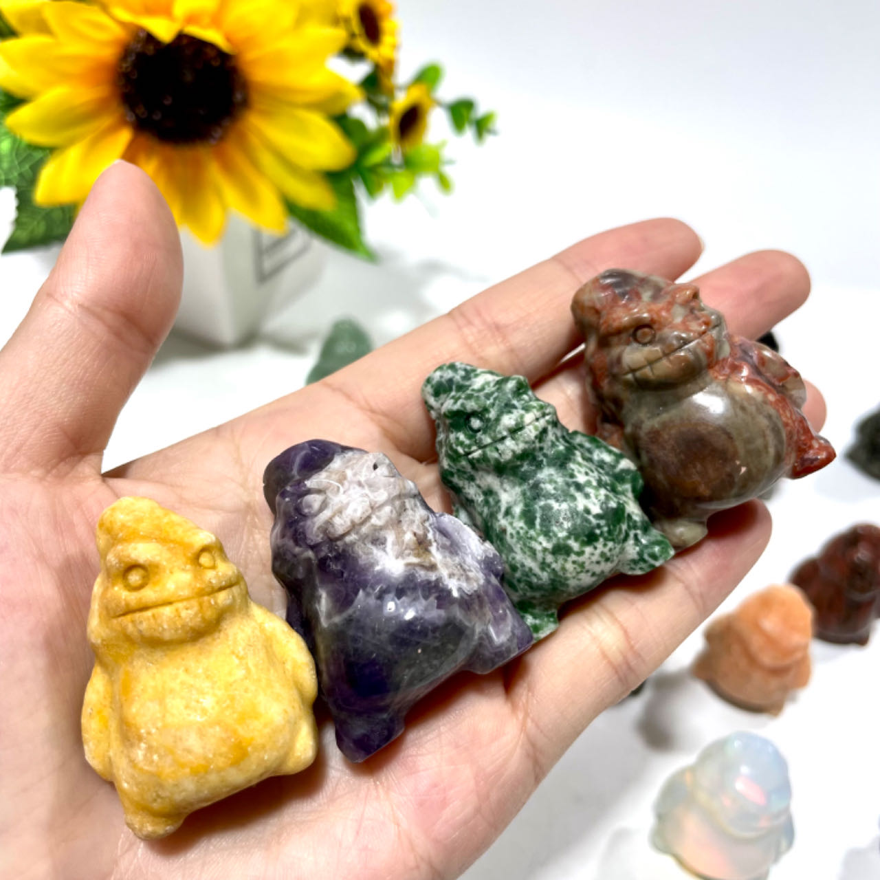 3 Counts Halloween Boogie Crystal Carving Healing Crystal Gem Reiki Healing Home Decor Crystal Jewelry Shop Pretty Crystals From IG Crystal