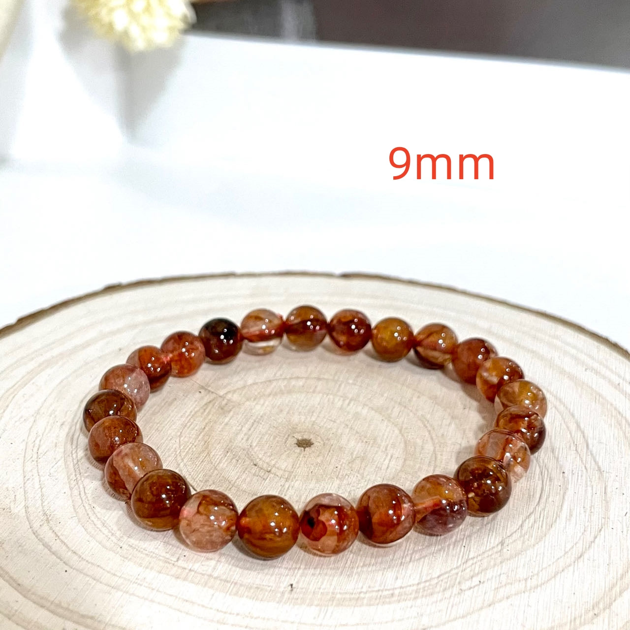 Fire Quartz Bracelet 7~12mm Energy Healing Crystals Jewelry for Women DIY Bracelet From IG Crystal