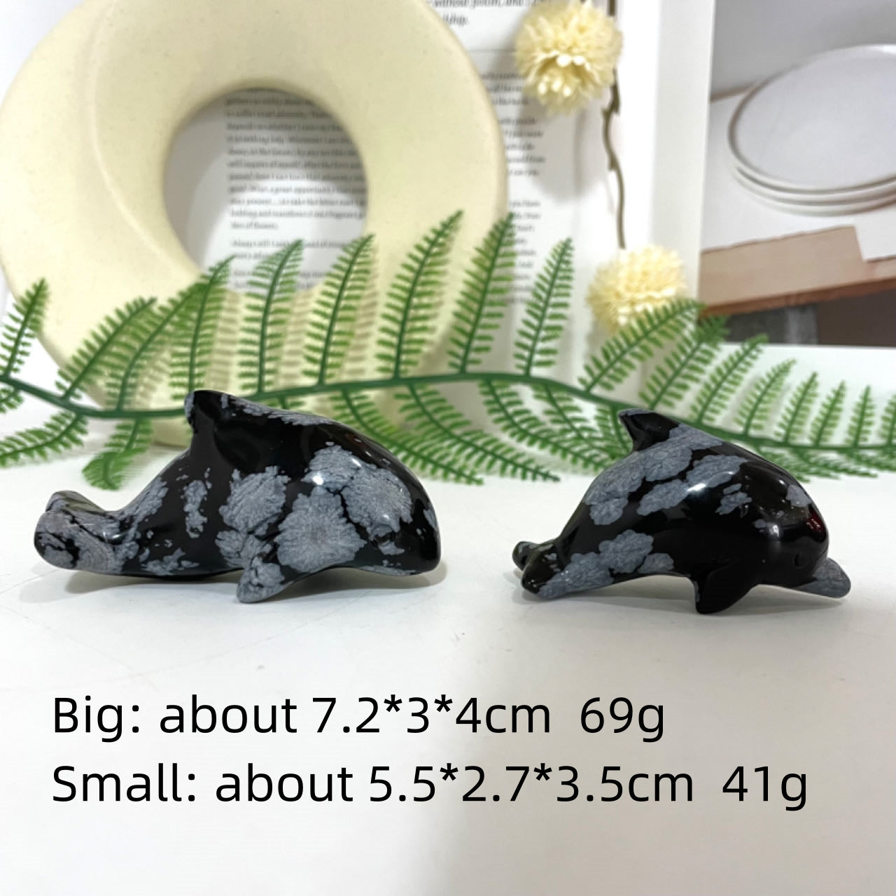Snow Flake Obsidian Animals Crystal Turtle Dog Rabbit Frog Dolphin Fish Shark Bird Crocodile Owl Seal Healing Stone From IG Crystal