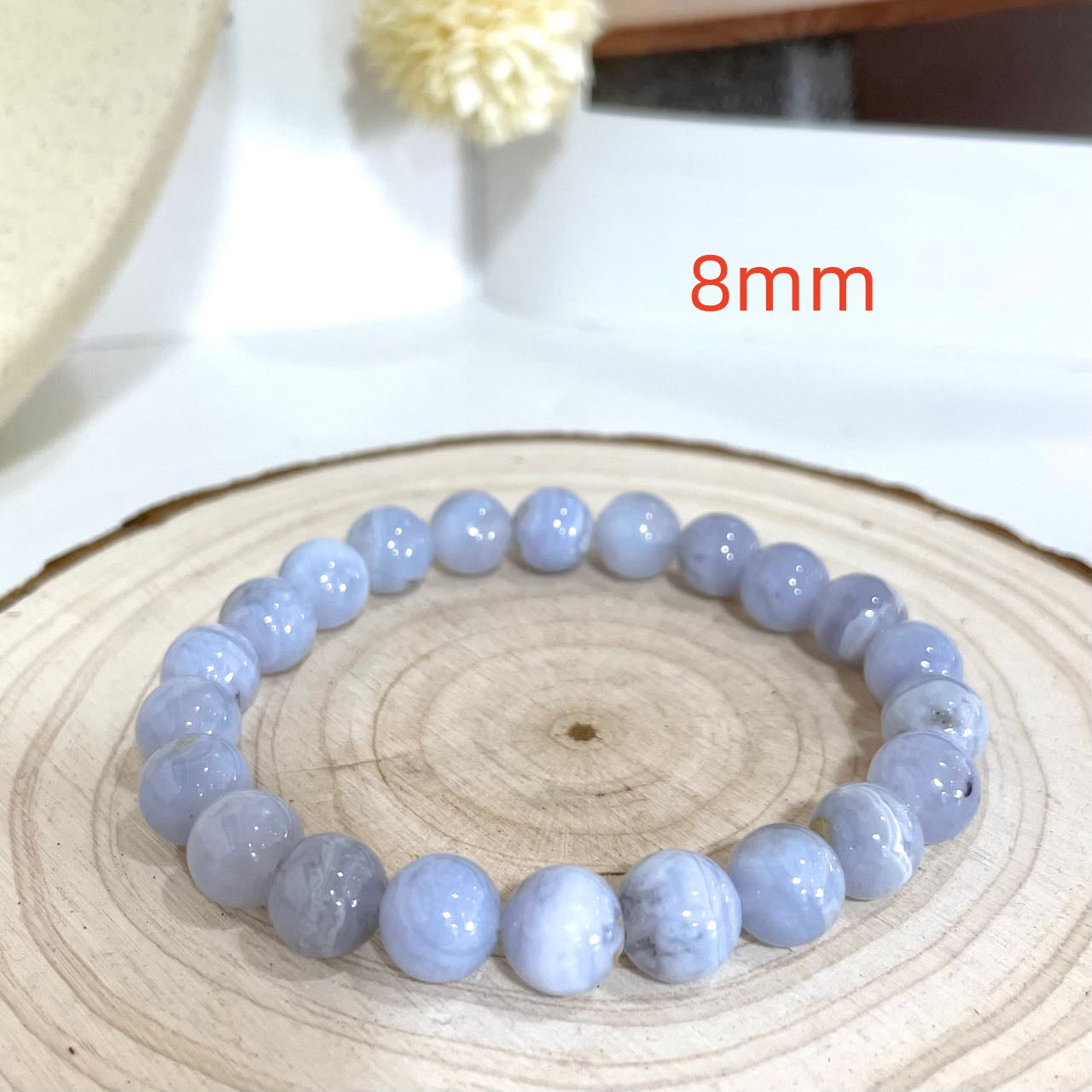 Blue Lace Agate Bracelet 6~12mm Energy Healing Crystals Jewelry for Women DIY Bracelet From IG Crystal
