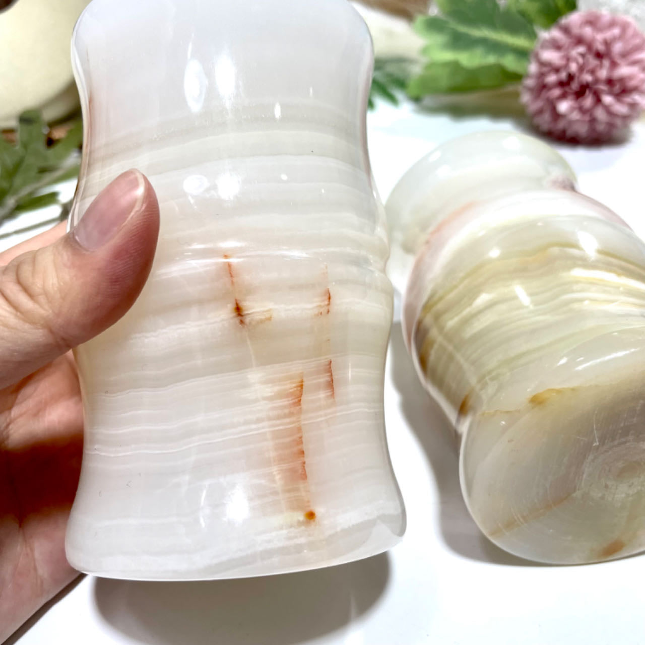 1 Count Afghanistan Jade Pen Box Healing Crystal Home Decoration From IG Crystal