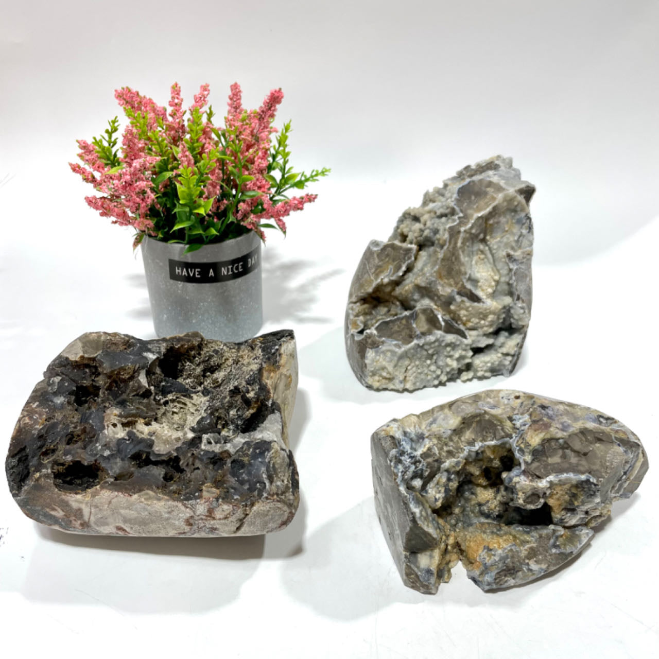 Volcano Agate Raw Gemstone Natural Stone Gem Mining Chakra Balancing Reiki Healing Crystal Mystery Crystal Display Crystal Shopping Online Home Office Decor From IG Crystal