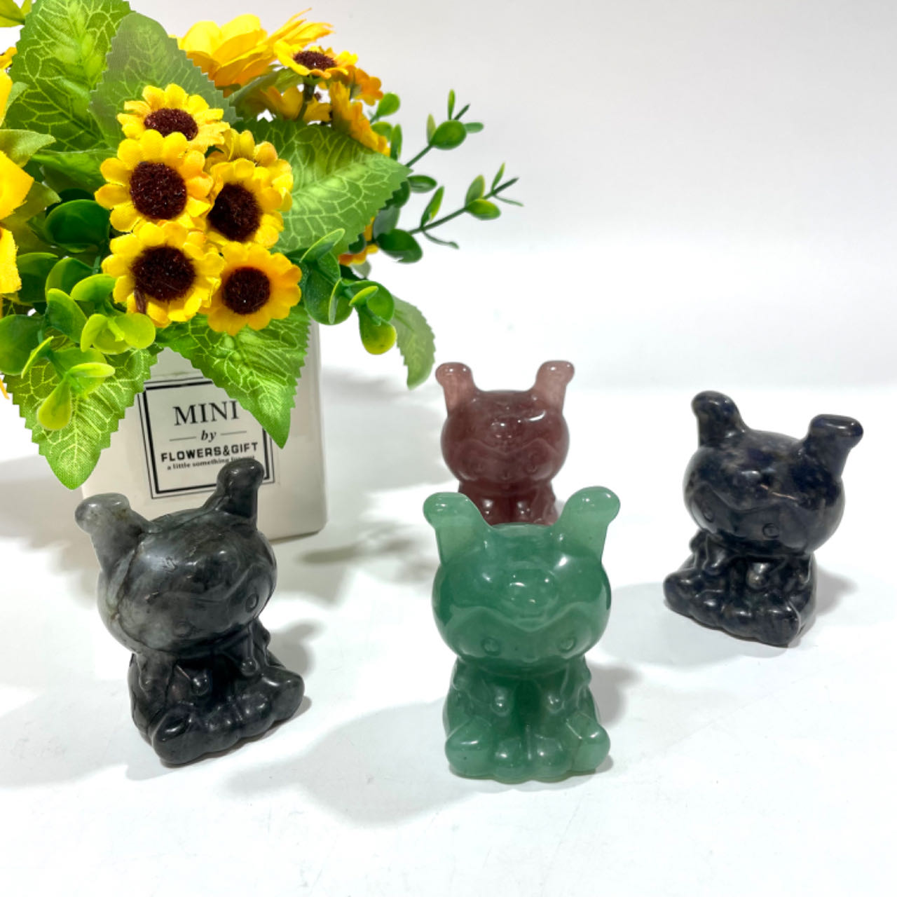 3 Counts Different Materials Kuromi Natural Stone Gem Mining Chakra Balancing Reiki Healing Crystal Mystery Crystal Display Crystal Shopping Online Home Office Decor From IG Crystal