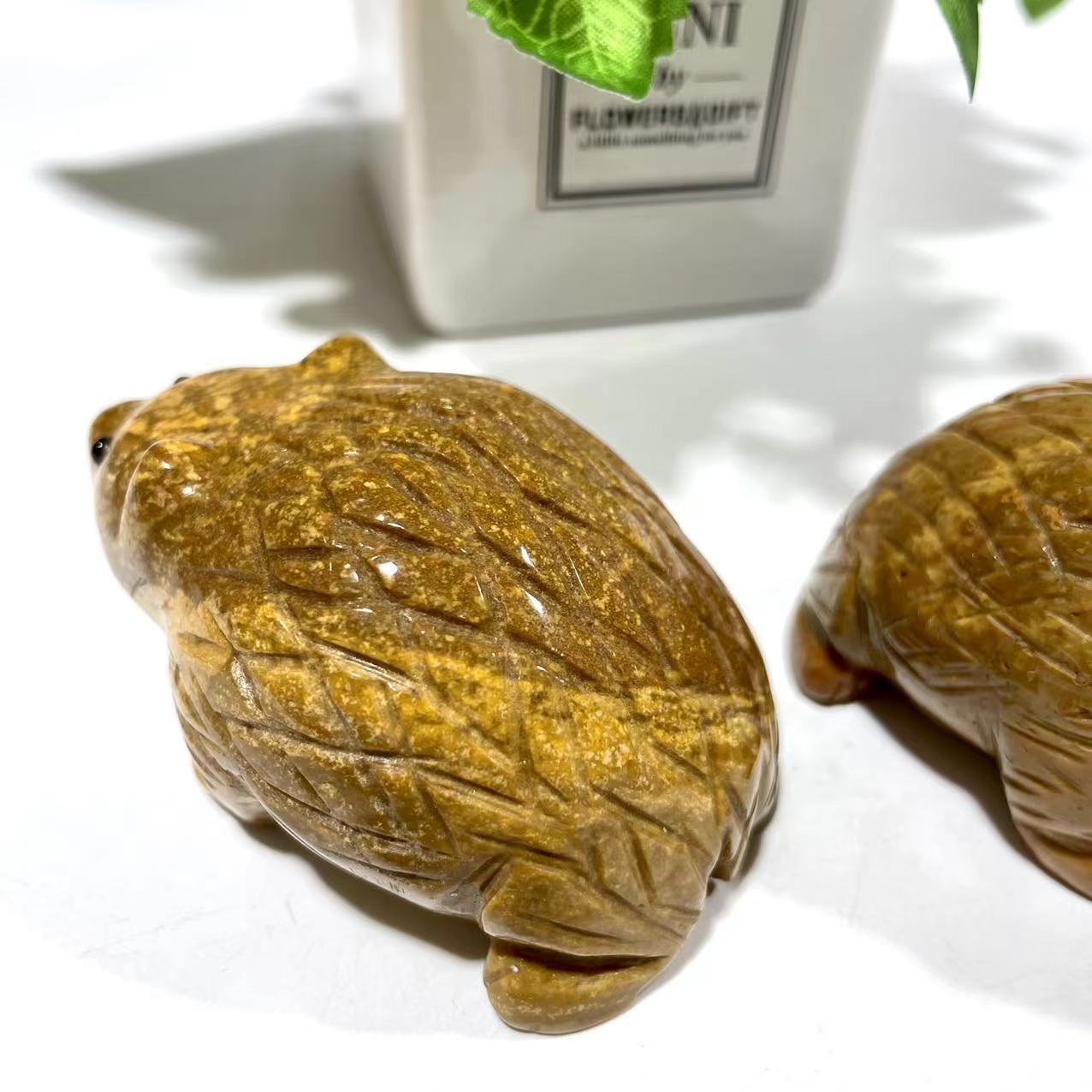 1 Count Ocean Jasper Hedgehog Crystal Carving Natural Stone Gem Mining Chakra Balancing Reiki Healing Crystal Mystery Crystal Display Crystal Shopping Online Home Office Decor From IG Crystal