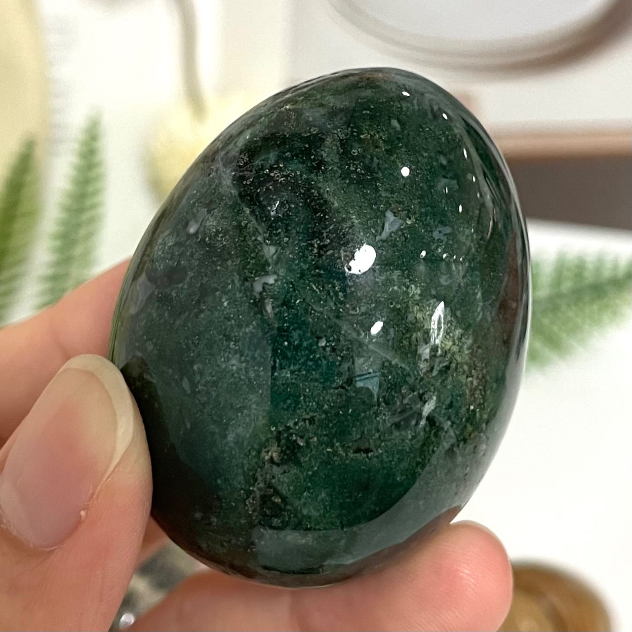Small Eggs Ocean Jasper Rose Quartz Red Agate Woodstone Healing Stone Home Decoration From IG Crystal