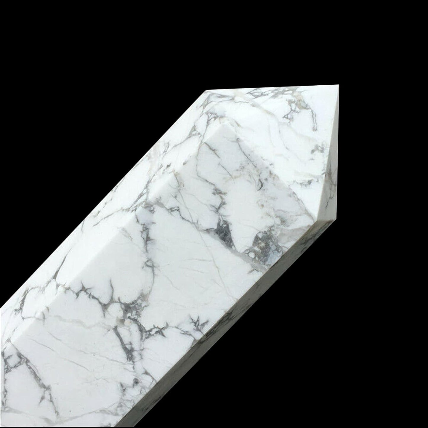 Natural White Turquoise Crystal Wand Obelisk Energy Stone Home Decor Crystal Mineral Crystal Point Collection From IG Crystal