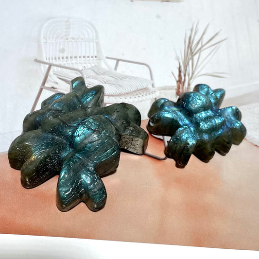 Labradorite Spider Crystal Healing Crystal Home Decoration From IG Crystal