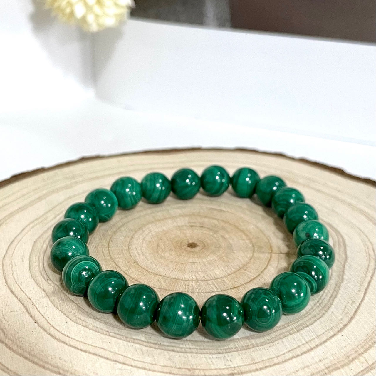 Malachite Bracelet 7~11mm Energy Healing Crystals Jewelry for Women DIY Bracelet From IG Crystal