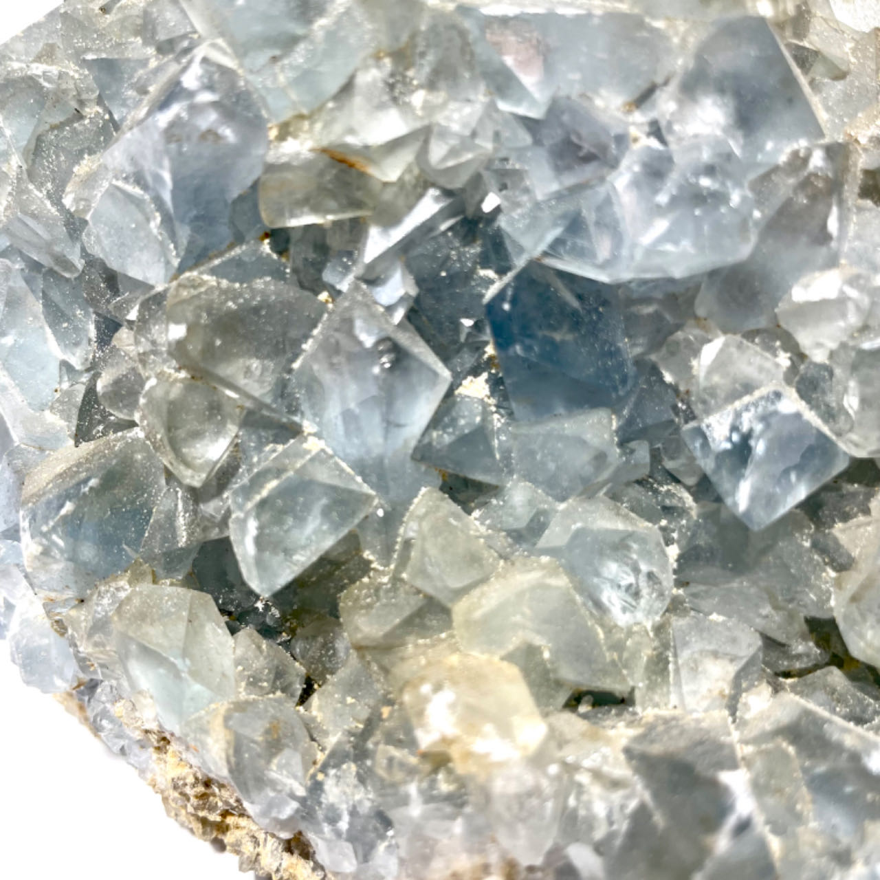 2kg Big Celestite Cluster Geode Healing Crystal Gem Reiki Healing Home Decor Crystal Jewelry Shop Pretty Crystals From IG Crystal