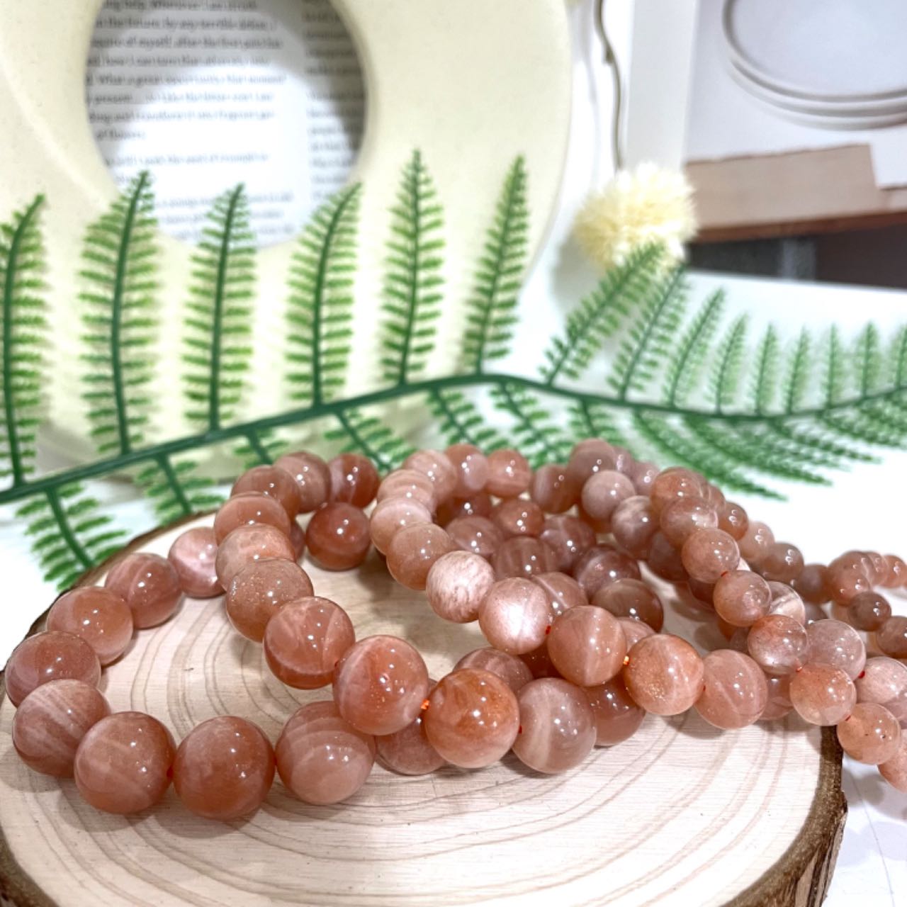 Sunstone Bracelet 7~12mm Energy Healing Crystals Jewelry for Women DIY Bracelet From IG Crystal