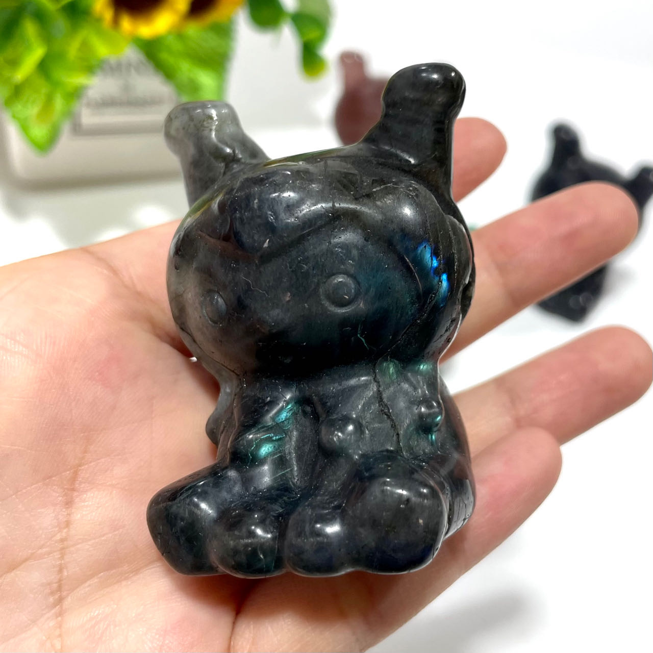 3 Counts Different Materials Kuromi Natural Stone Gem Mining Chakra Balancing Reiki Healing Crystal Mystery Crystal Display Crystal Shopping Online Home Office Decor From IG Crystal