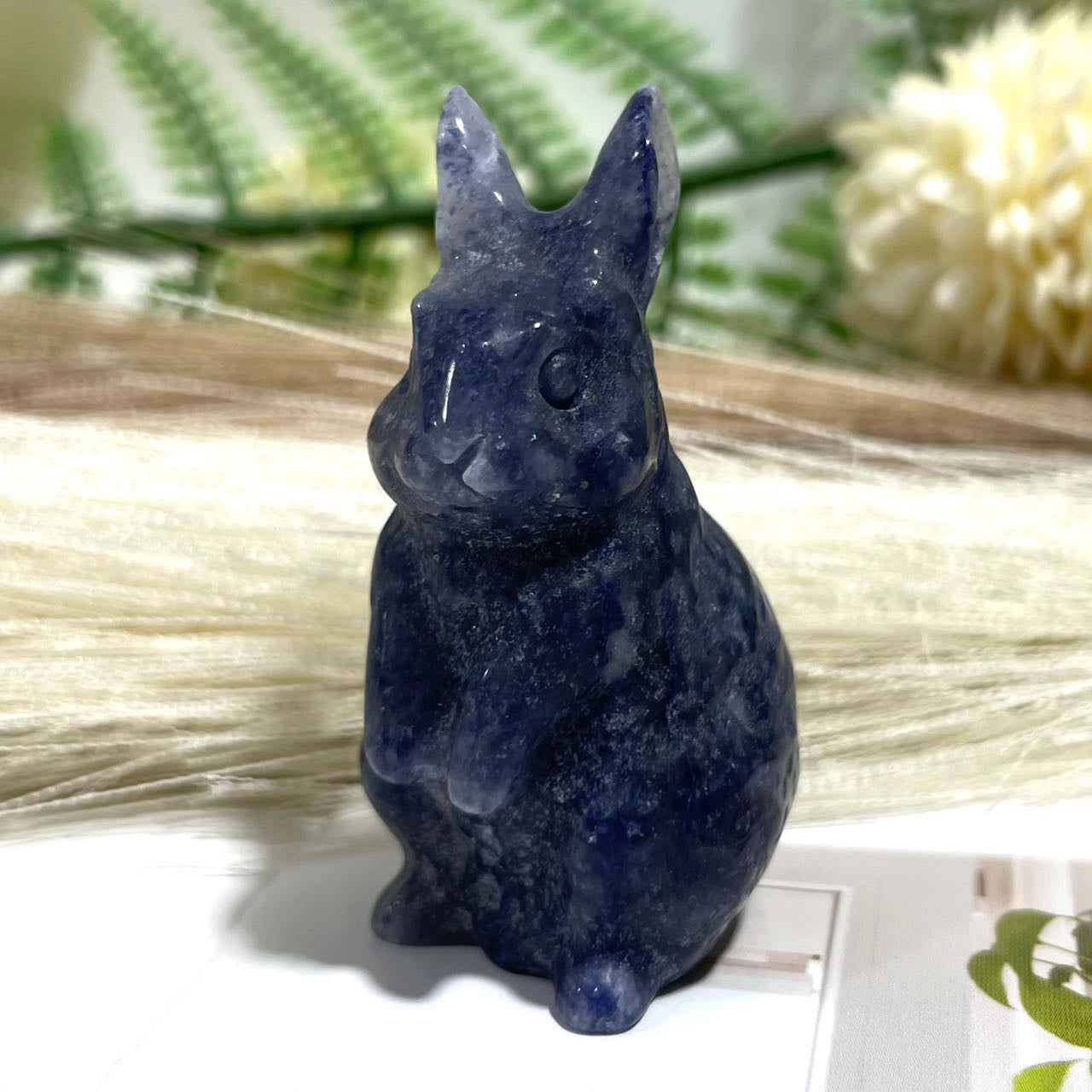 5 Counts Different Material Rabbit Crystal 2 Inch Clear Quartz Rose Quartz Lavakite Red Obsidian Fire Quartz Amethyst Green Aventurine Healing Stone Home Decoration From IG Crystal