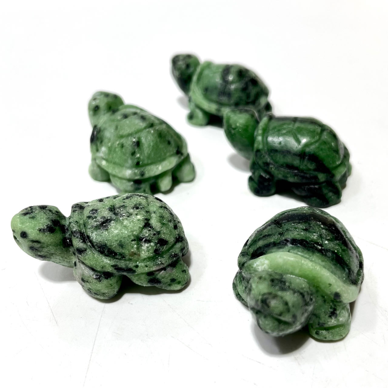 4 Counts 1.5 Inches Ruby Funchsite Tortoise High Quality Natural Crystal Healing Stone Home Decoration From IG Crystal