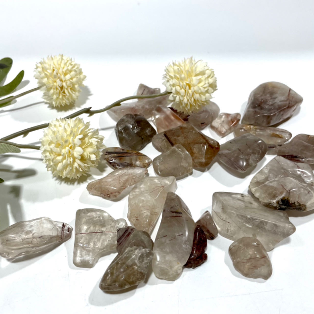300G Rutile Raw Gemstone Freedom Shape Natural Stone Tumbling Cabbing Polishing Gem Mining Chakra Balancing Reiki Healing Good Luck Home Office Decor From IG Crystal