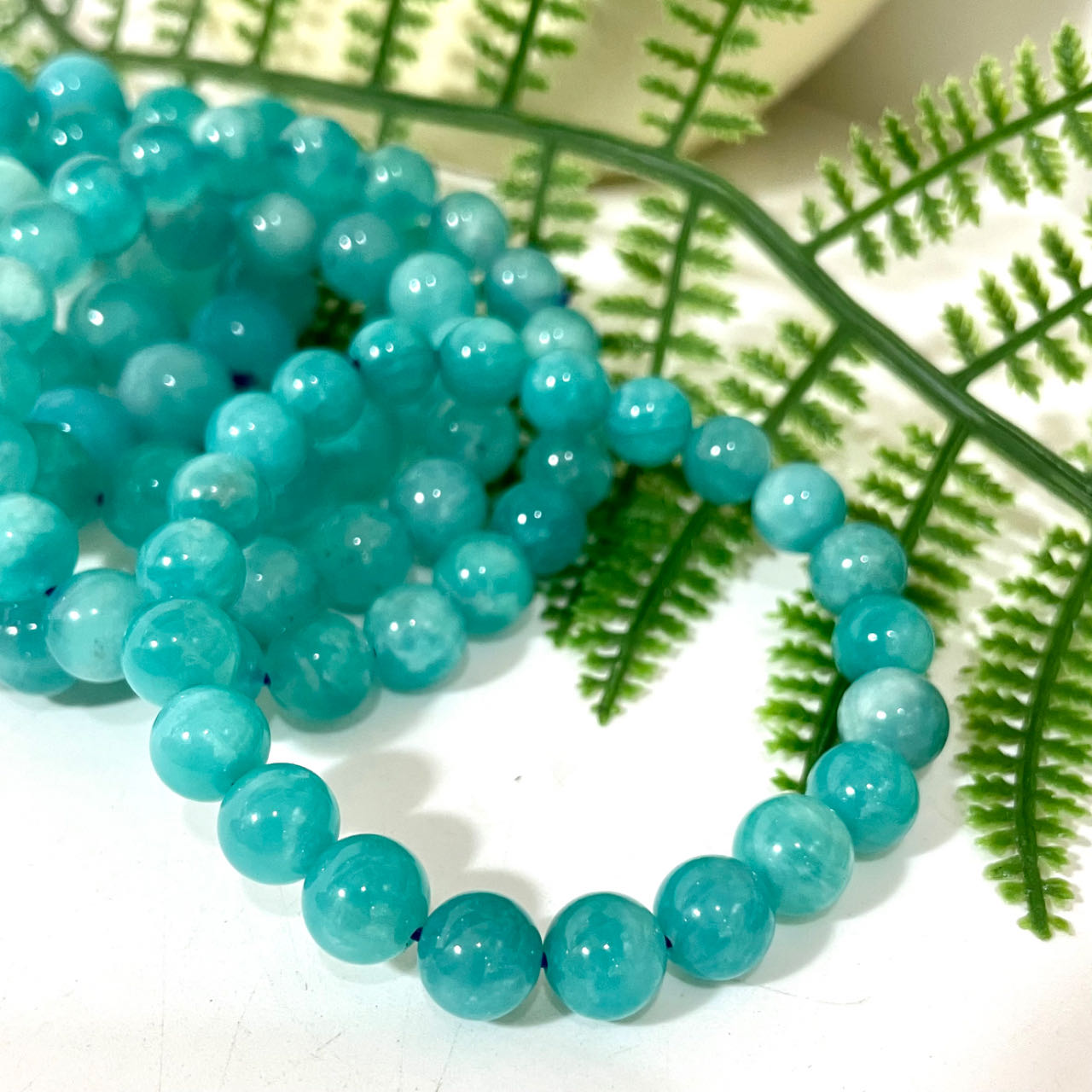 Amazonite Bracelet 8~13mm Energy Healing Crystals Jewelry for Women DIY Bracelet From IG Crystal