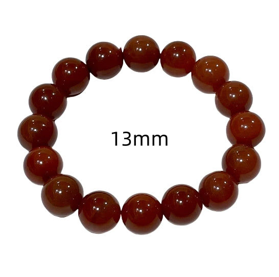 Red Carnelian Agate Bracelets 8~14mm Natural Crystals Healing Stones Crystal Jewelry Shop Pretty Crystals From IG Crystal